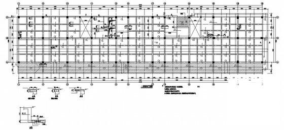 4层框架办公楼结构设计方案CAD图纸 - 2