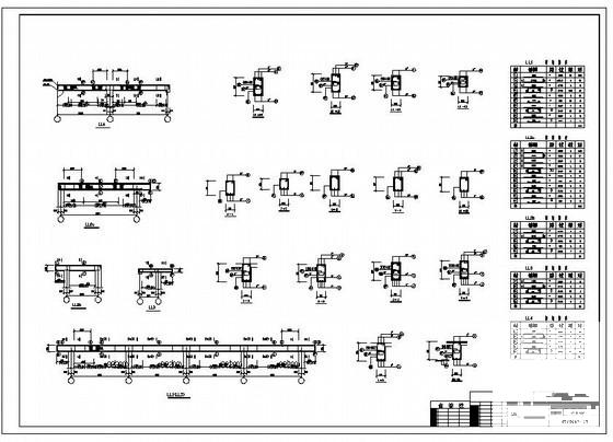 钢结构3层机械公司厂房结构设计方案CAD图纸 - 3