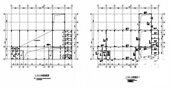 框架车间结构设计方案CAD图纸(平面布置图) - 2