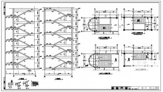 小学教学综合楼框架结构设计方案CAD图纸 - 4