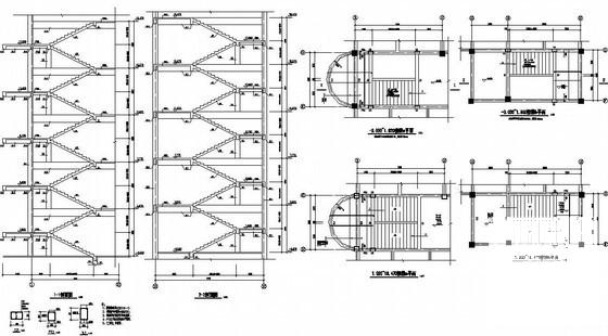5层小学教学楼结构设计方案CAD图纸 - 4