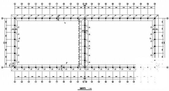 拱板结构屋面墙下条形基础砖混结构仓库结构CAD施工图纸 - 2