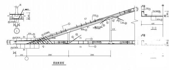 拱板结构屋面墙下条形基础砖混结构仓库结构CAD施工图纸 - 3