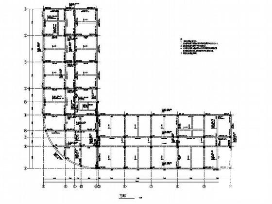 8层框架办公楼结构设计方案图纸(梁平法施工图) - 2