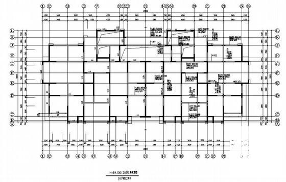 32层剪力墙住宅楼结构设计方案CAD图纸 - 3