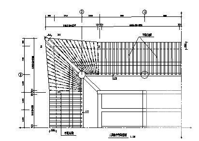 毛石基础框架结构仿古建筑结构CAD施工图纸（7度抗震） - 1