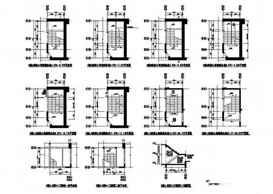 17层框剪结构住宅楼结构设计方案CAD图纸 - 1