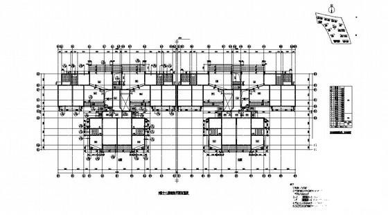 17层框剪结构住宅楼结构设计方案CAD图纸 - 4