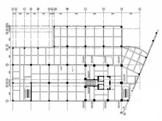 28层框剪结构住宅楼结构CAD施工图纸 - 2