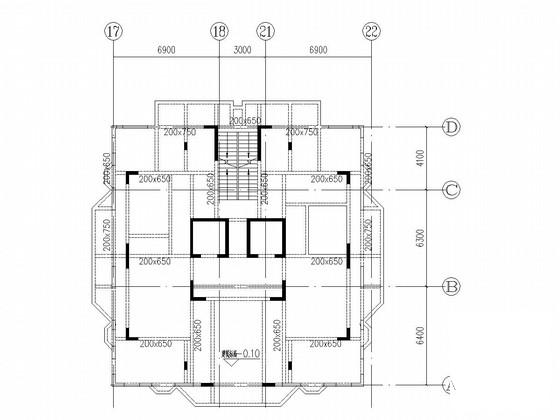 28层框剪结构住宅楼结构CAD施工图纸 - 4