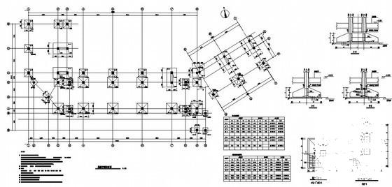 框架小学教学楼结构设计方案CAD图纸 - 1