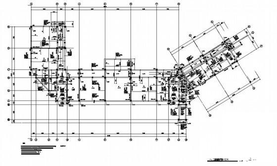 框架小学教学楼结构设计方案CAD图纸 - 2