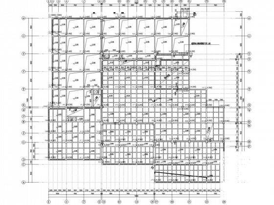 7层筏形基础框架综合办公楼结构CAD施工图纸（7度抗震）(梁平法配筋图) - 2