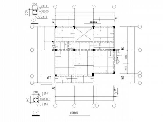 4层框架结构私人别墅建筑结构CAD施工图纸（独立基础） - 4