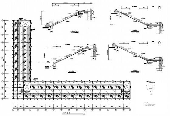 7层综合办公楼建筑结构设计方案CAD图纸 - 2