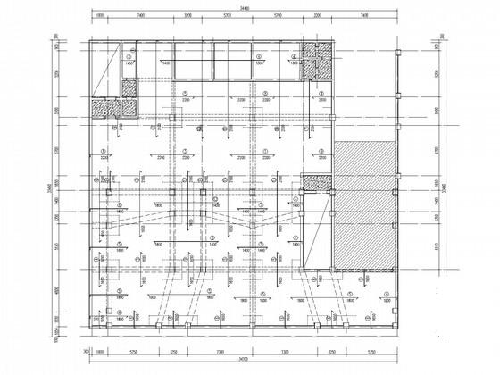 现浇混凝土GBF蜂巢芯楼(屋)盖车库结构CAD施工图纸 - 3