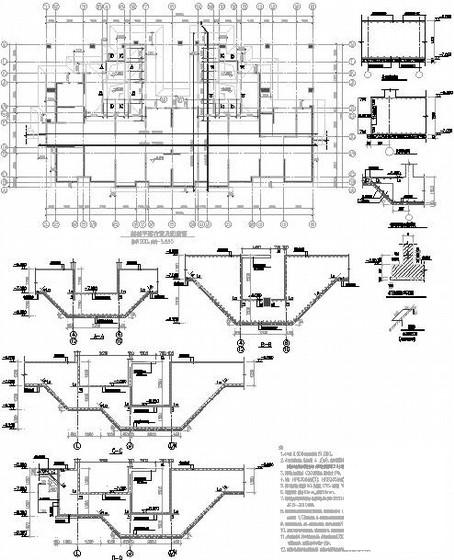 29层筏形基础剪力墙住宅楼结构CAD施工图纸（7度抗震） - 3