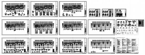 11层剪力墙住宅结构住宅楼结构设计图纸(柱平法施工图) - 1