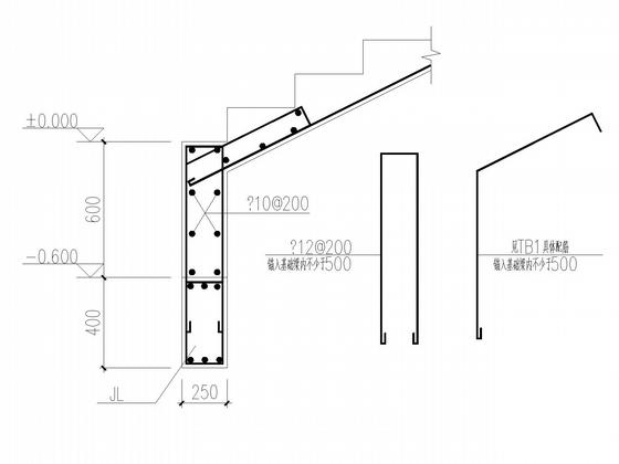 18层桩基础框架抗震墙住宅楼结构CAD施工图纸（6度抗震）(平面布置图) - 5