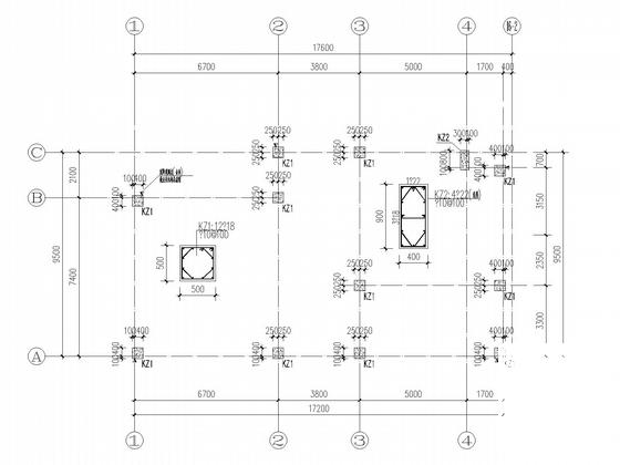 22层剪力墙住宅楼结构CAD施工图纸（6度抗震） - 5