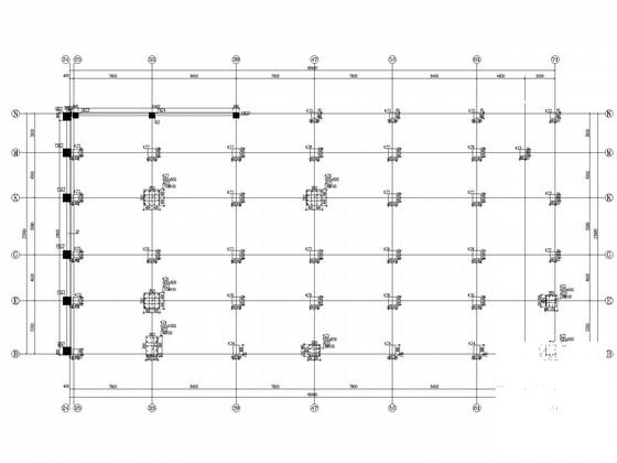 10层桩基础底框结构住宅楼结构CAD施工图纸（6度抗震） - 1