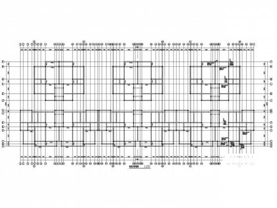 10层桩基础底框结构住宅楼结构CAD施工图纸（6度抗震） - 2