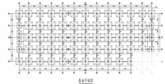 2层独立基础钢结构超市建筑结构CAD施工图纸（6度抗震） - 4