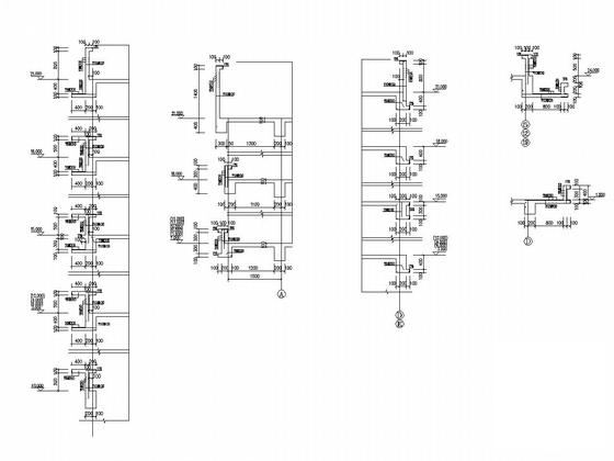 7层桩基础框架结构住宅楼结构CAD施工图纸（人工挖孔灌注桩） - 4