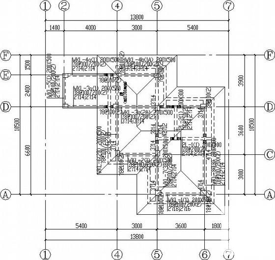 独立基础自建单体3层框架别墅结构CAD施工图纸 - 2