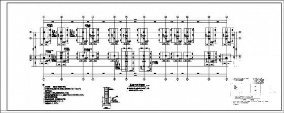 3层独立基础框架结构小学学前楼结构CAD施工图纸（7度抗震） - 3
