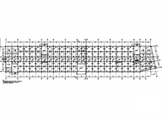 6层框架结构教育综合楼结构CAD施工图纸（北中南三栋含建筑）(无粘结预应力) - 5