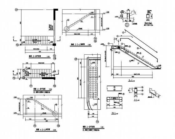 异形柱剪力墙住宅结构设计方案施工图纸(平面布置图) - 4