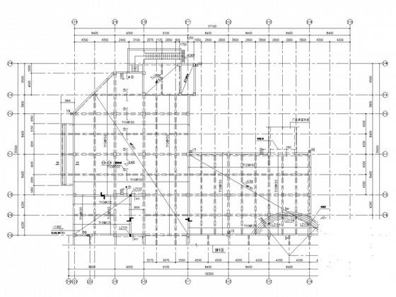 22层桩基础框剪结构五星酒店CAD施工图纸(平面布置图) - 2