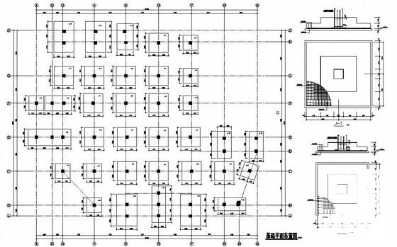 都江堰4层框架高校食堂结构设计方案CAD图纸(梁配筋图) - 4