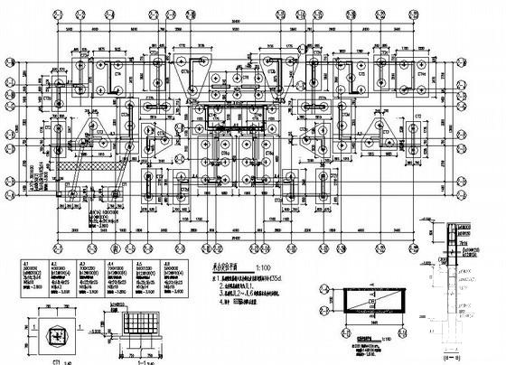 27层剪力墙商住楼结构设计方案CAD图纸(梁配筋图) - 1