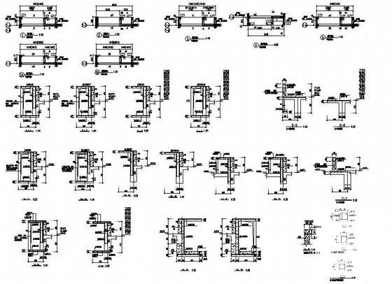 27层剪力墙商住楼结构设计方案CAD图纸(梁配筋图) - 3