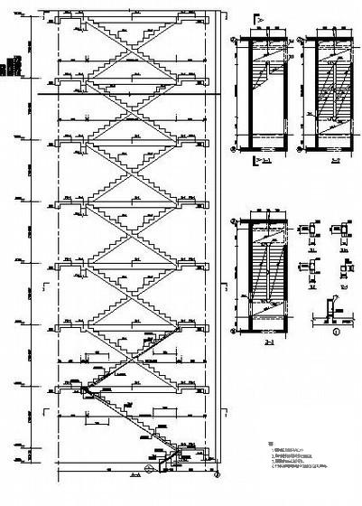 26层剪力墙住宅楼结构设计CAD图纸(基础梁配筋) - 1