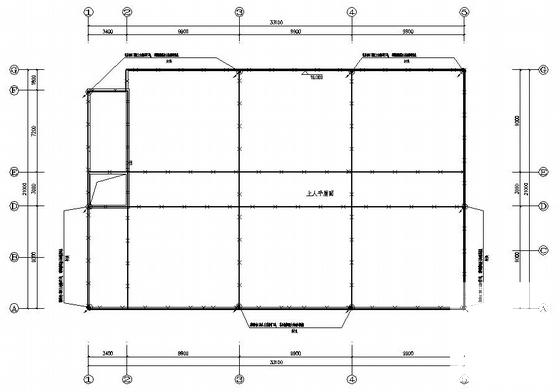 4层高中图书馆电气CAD施工图纸(防雷接地系统) - 1