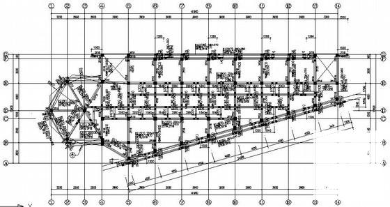 两层独立基础框架临时房住宅楼结构CAD施工图纸 - 3