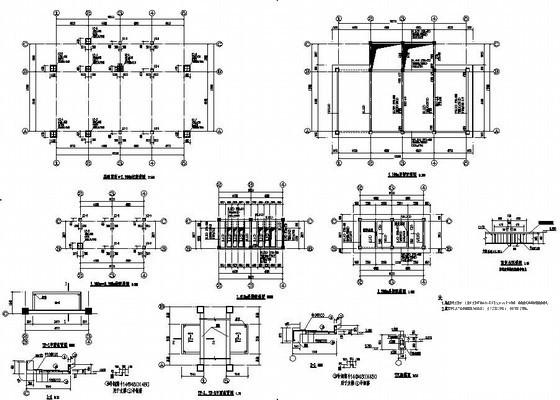 化工厂变、配电室结构CAD施工图纸（桩基础）(建筑设计说明) - 2