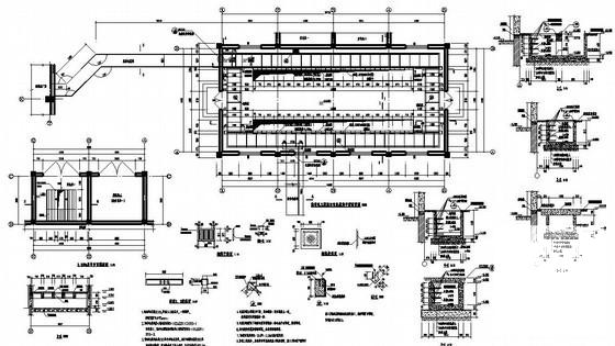 化工厂变、配电室结构CAD施工图纸（桩基础）(建筑设计说明) - 4