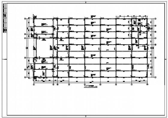 多层混凝土框架厂房结构设计图纸(梁平法配筋图) - 3
