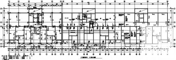 33层筏形基础剪力墙住宅楼结构CAD施工图纸（地下1层） - 1