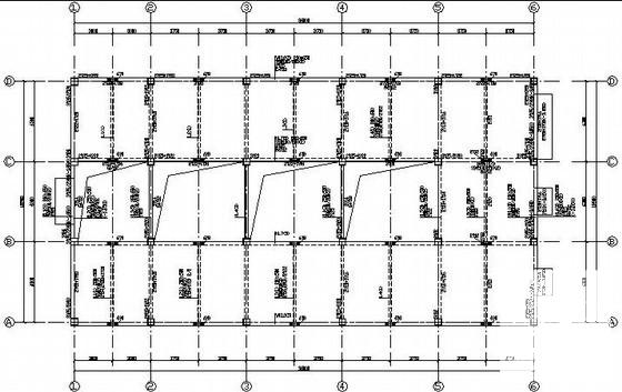 单层框架结构空压机房结构CAD施工图纸（条形基础）(地基承载力) - 3