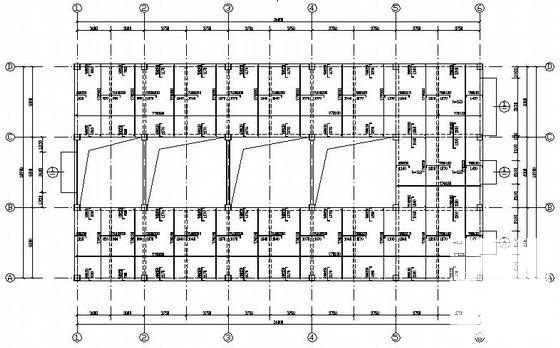 单层框架结构空压机房结构CAD施工图纸（条形基础）(地基承载力) - 4