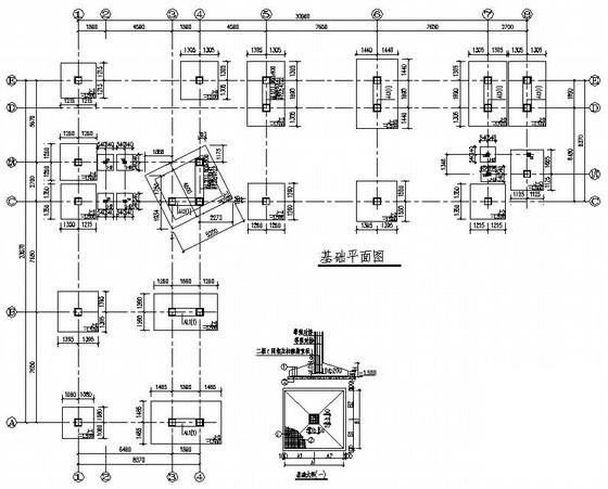 3层独立基础框架结构教学楼结构CAD施工图纸(梁平法配筋图) - 3