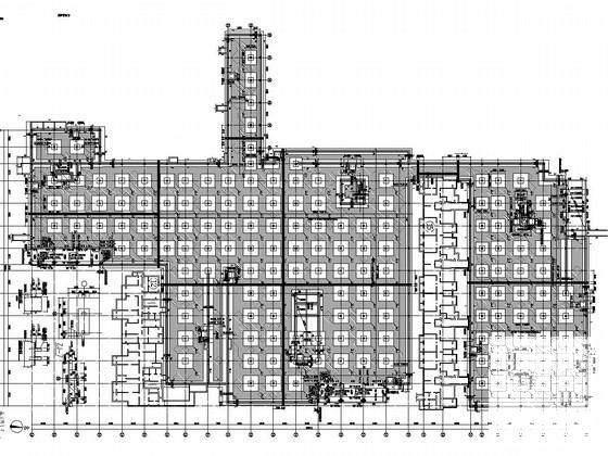 两层筏形基础框剪结构地下室结构CAD施工图纸 - 3