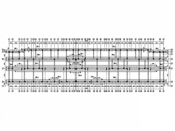 4层异形柱框架结构洋房结构CAD施工图纸（7度抗震）(基础平面图) - 3