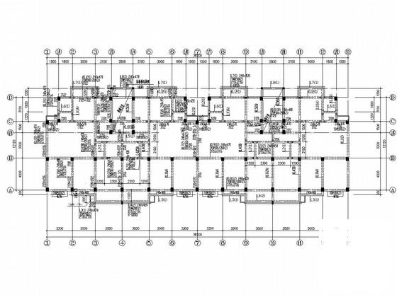6层桩基础框架结构住宅楼结构CAD施工图纸（6度抗震） - 3