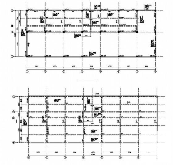 2层框架研究所实验楼结构设计CAD图纸(梁平法施工图) - 2